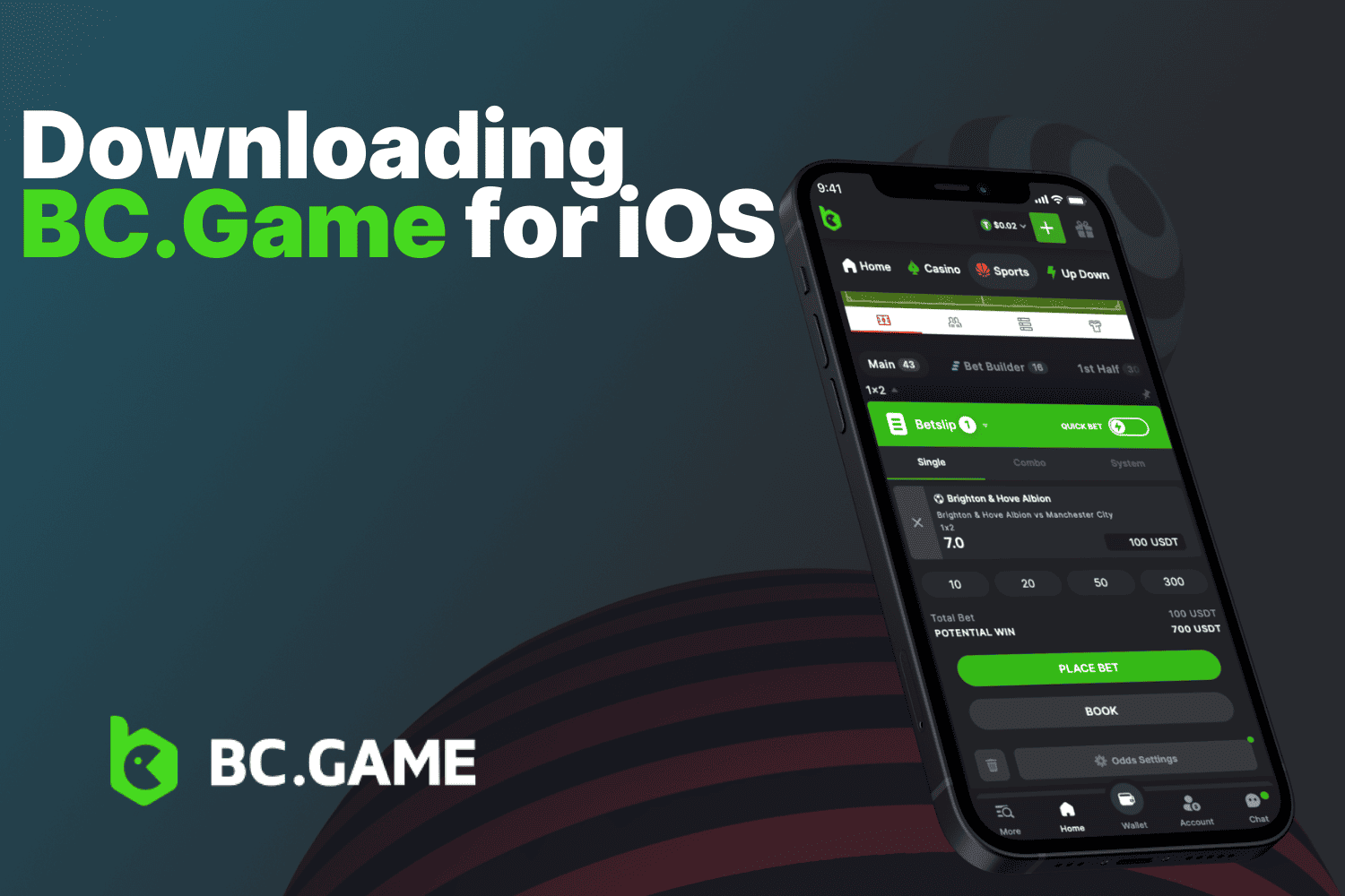 Getting the BC.Game iOS app