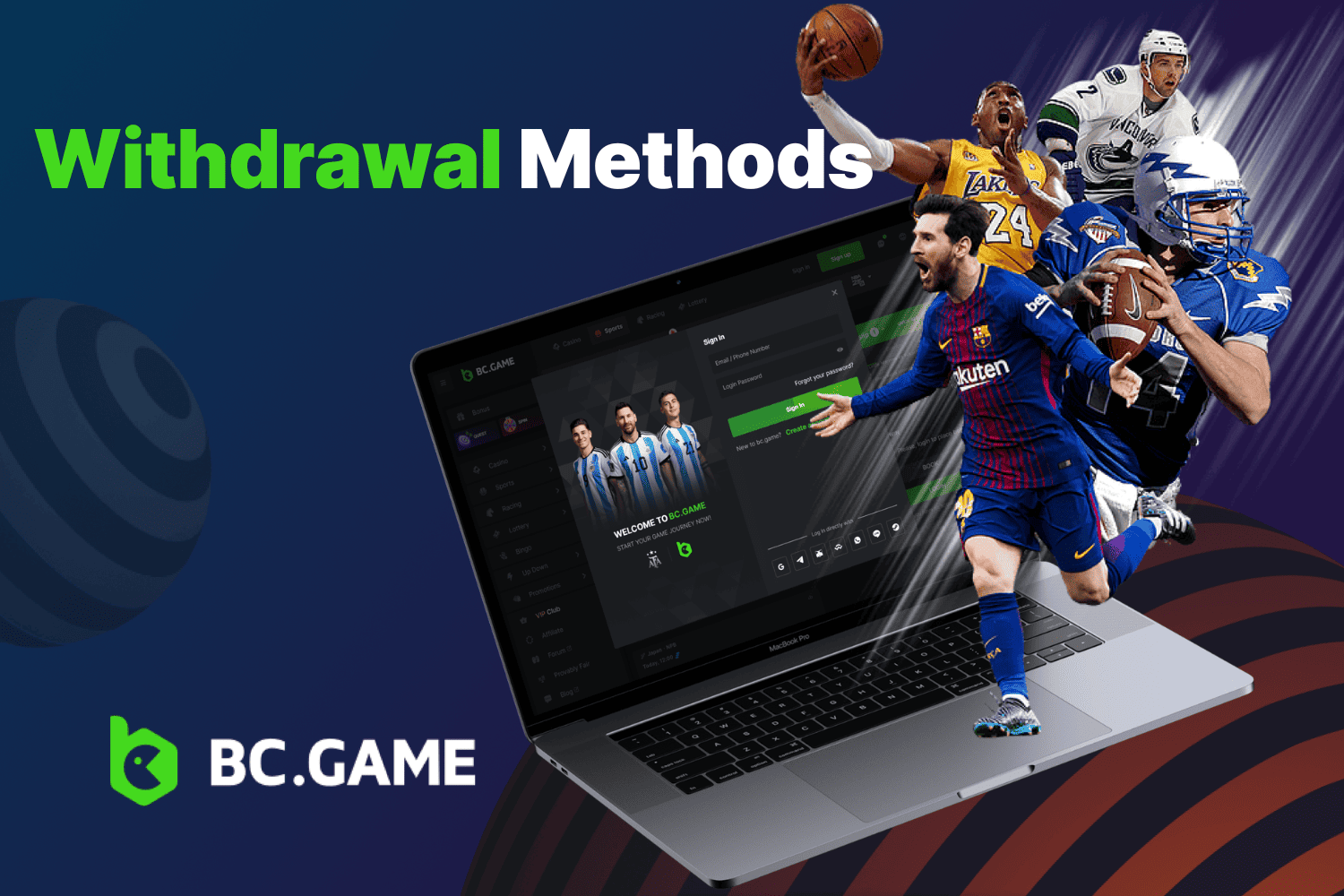 BC.Game Spain withdrawal methods